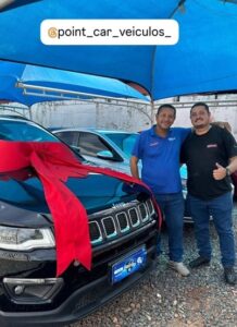 Cliente satisfeito com seu veiculo
