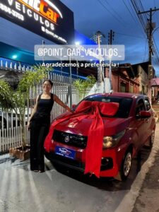 Cliente satisfeito com seu veiculo