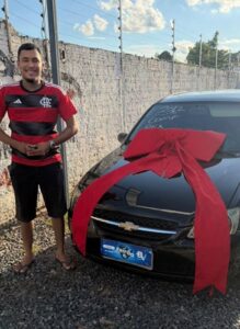 Cliente satisfeito com seu veiculo