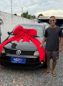 Cliente satisfeito com seu veiculo
