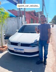 Cliente satisfeito com seu veiculo